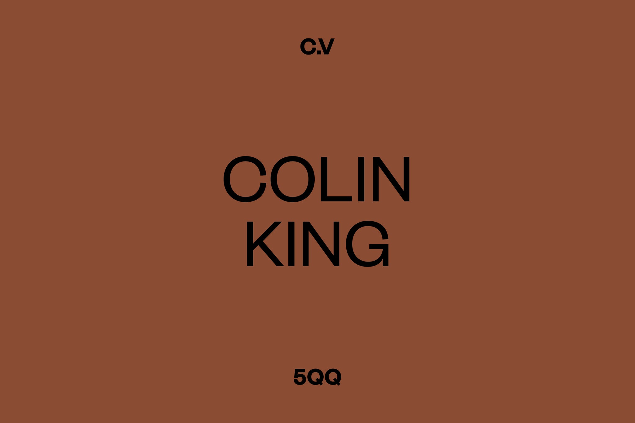 Five Quick Questions: Colin King